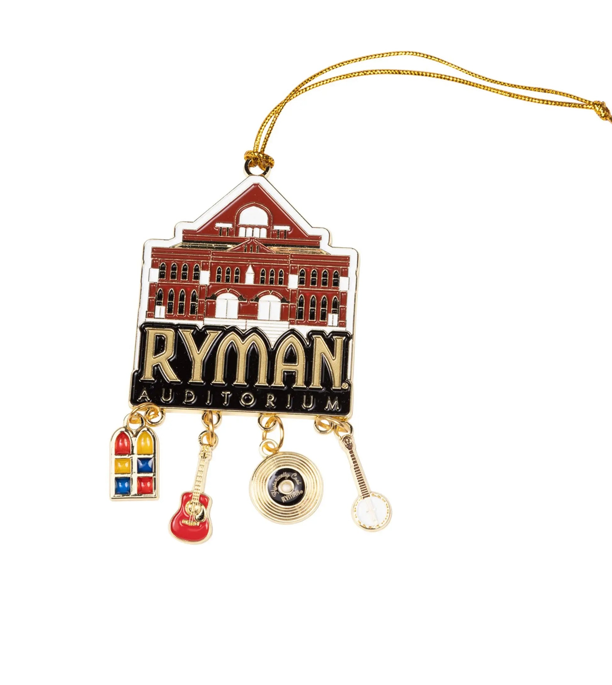 Ryman Auditorium Charm Ornament - ORNAMENTS