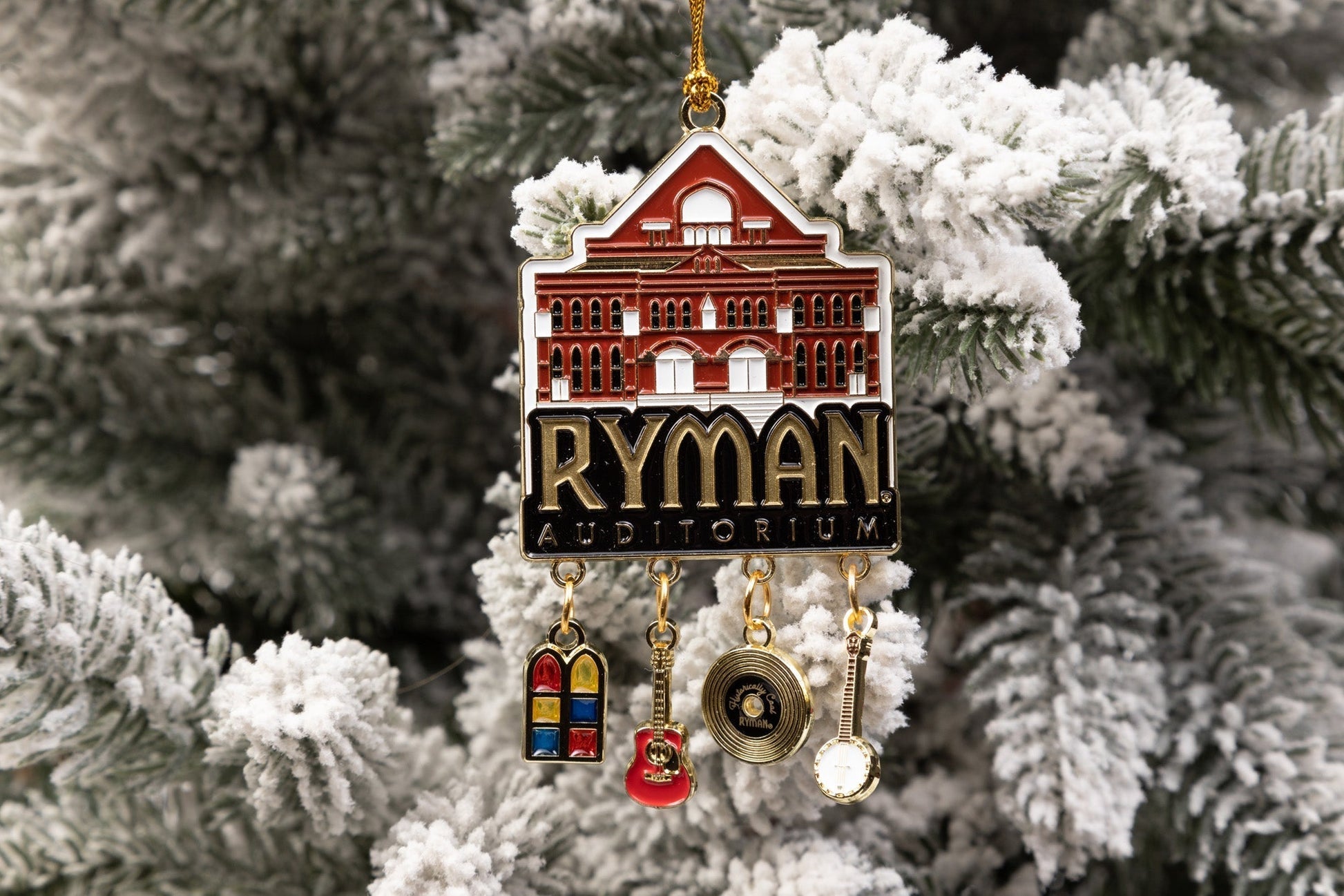 Ryman Auditorium Charm Ornament - ORNAMENTS