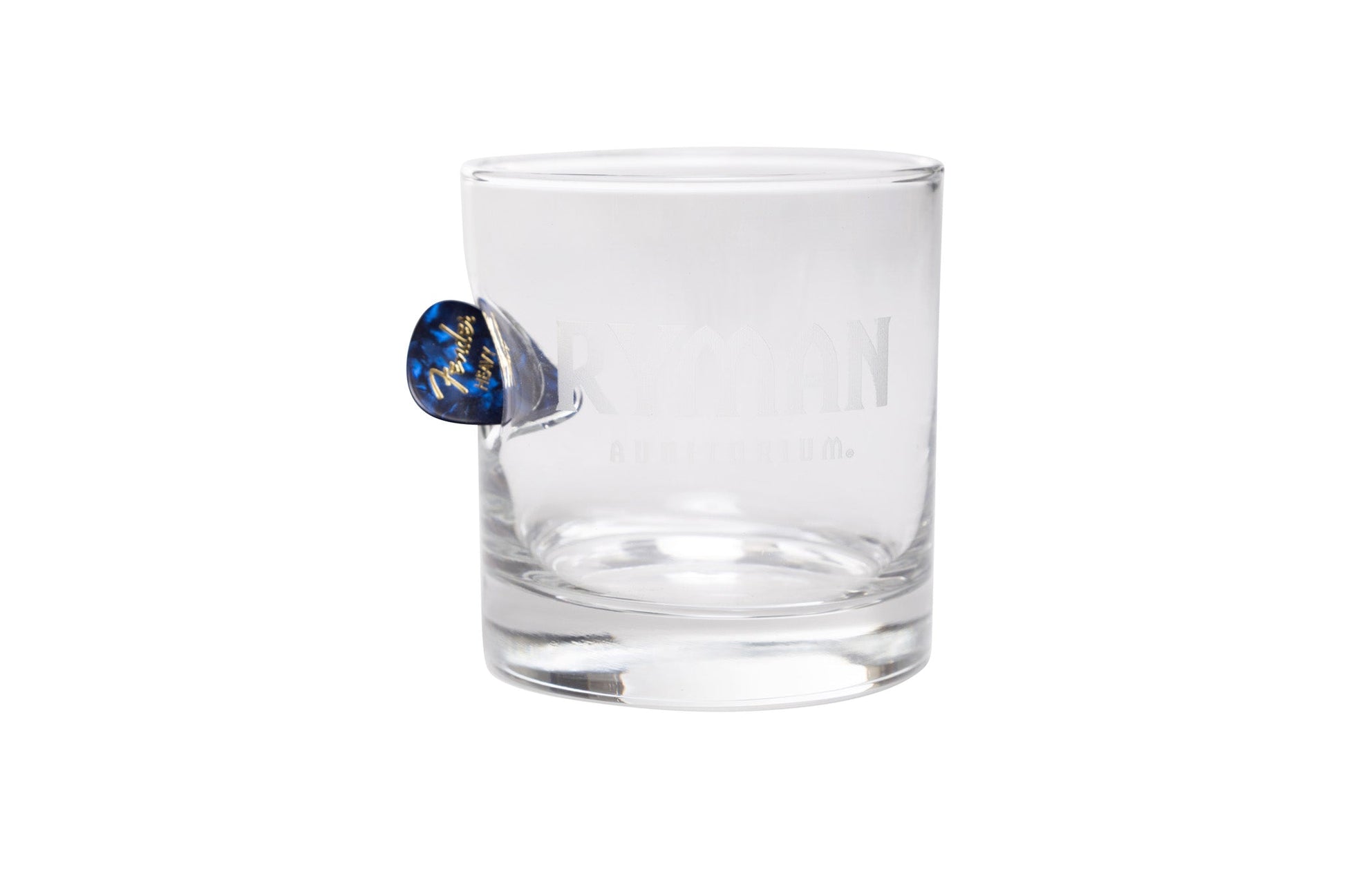 Ryman Benshot Guitar Pick Rocks Glass - DRINKWARE