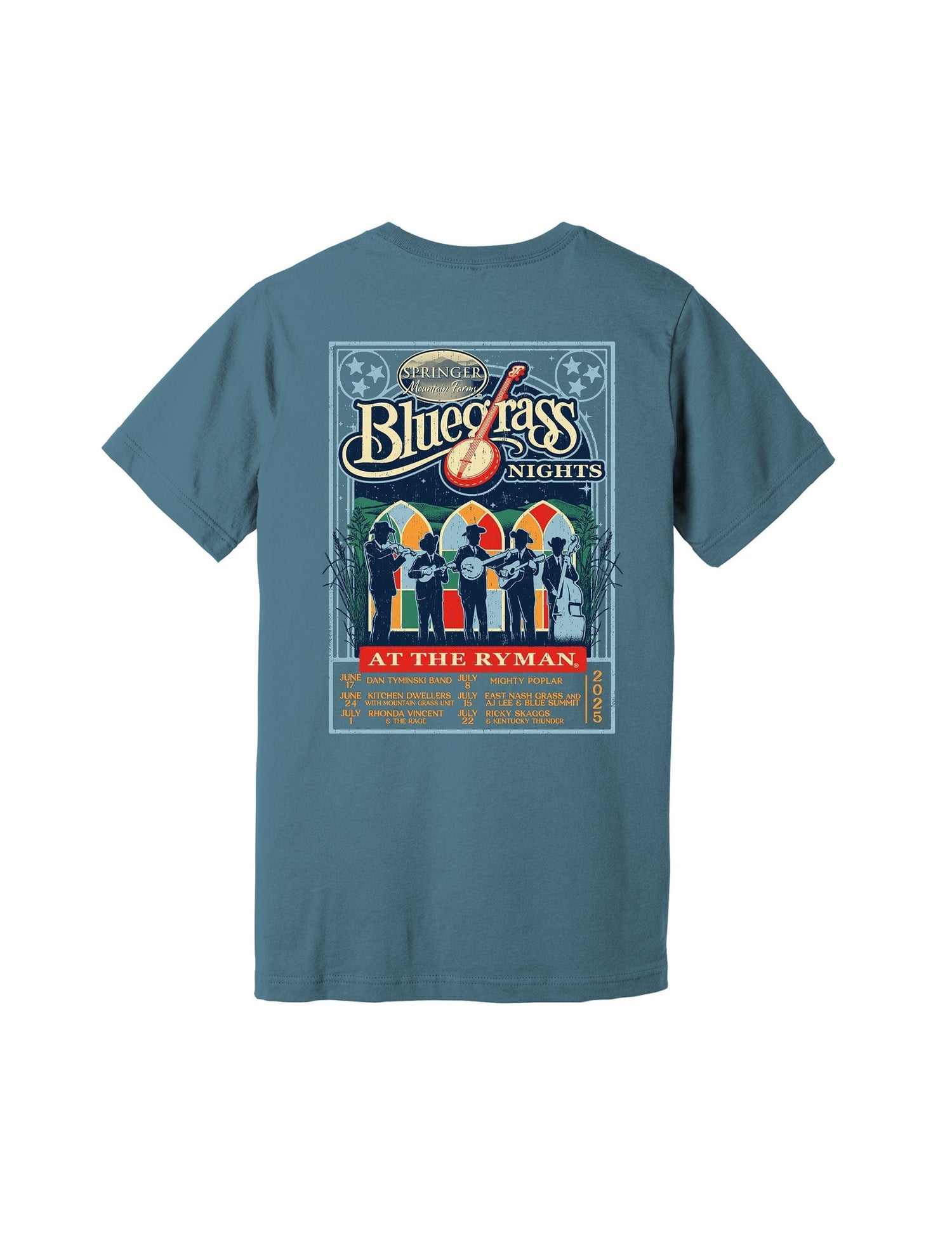 Ryman Bluegrass Nights 2025 Tee - CREWS