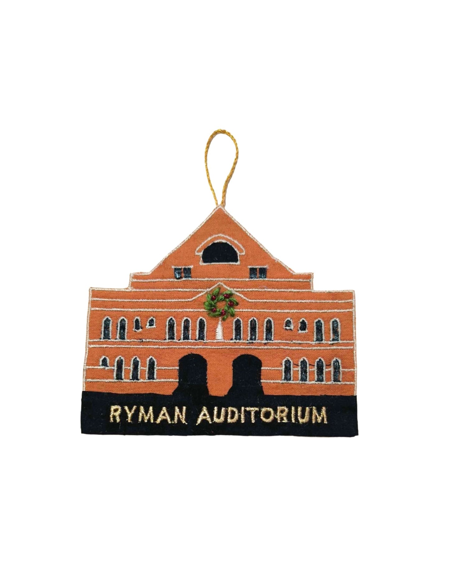 Ryman Building Wool Ornament - ORNAMENTS