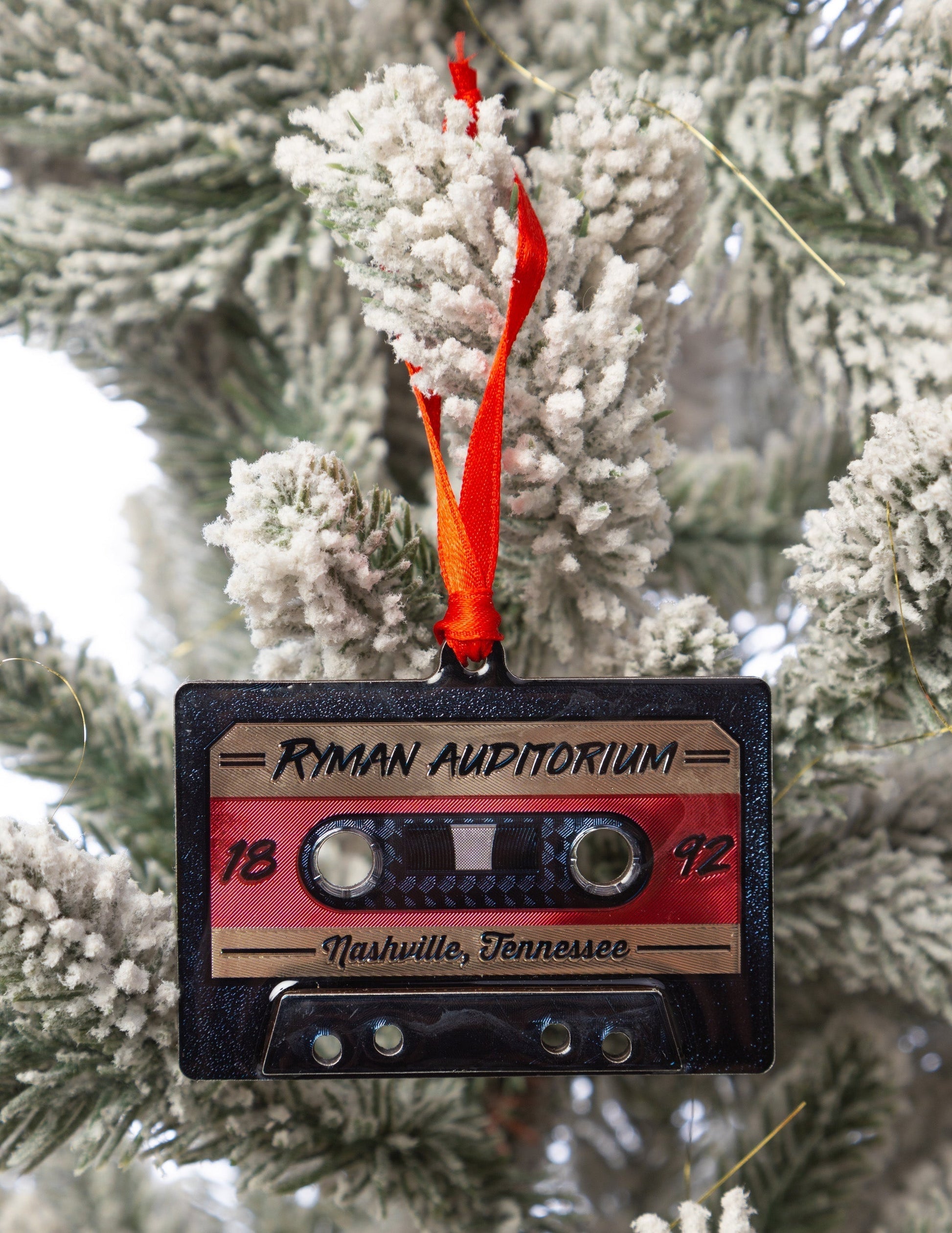 Ryman Cassette Tape Ornament - ORNAMENTS