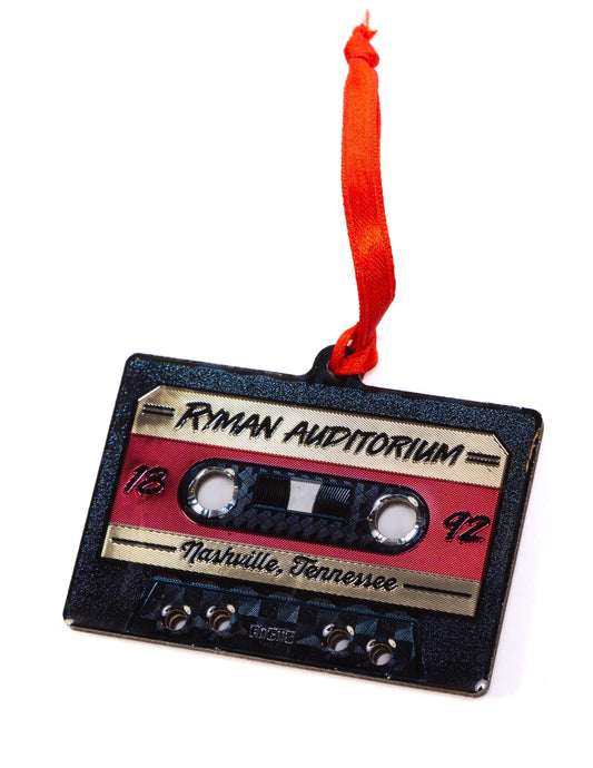 Ryman Cassette Tape Ornament - ORNAMENTS