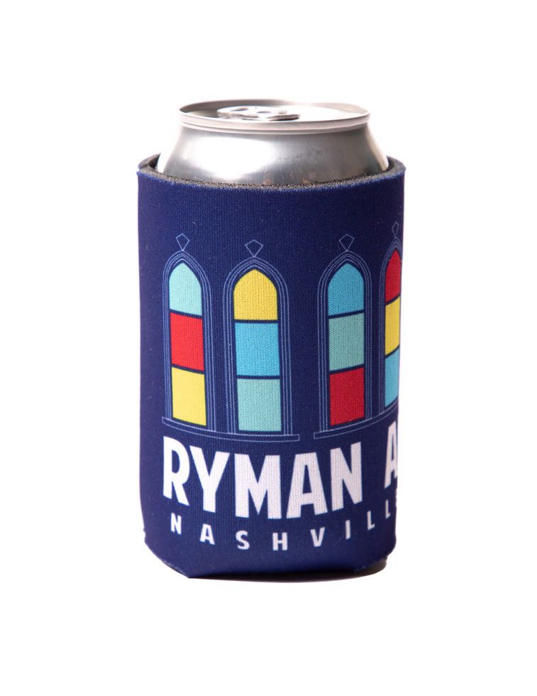 Ryman Colorful Windows Blue Koozie - DRINKWARE