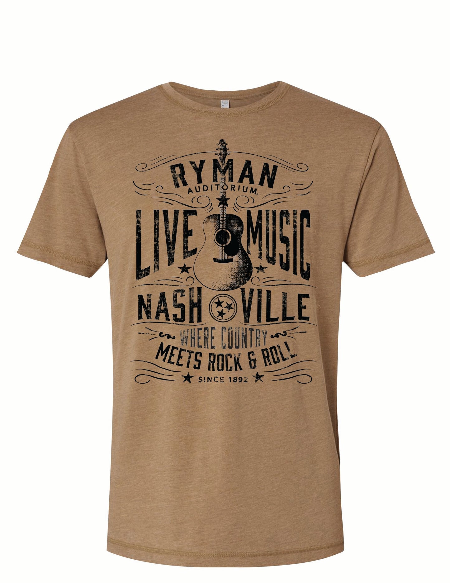 Ryman Country Meets Rock Guitar T-Shirt - S/S