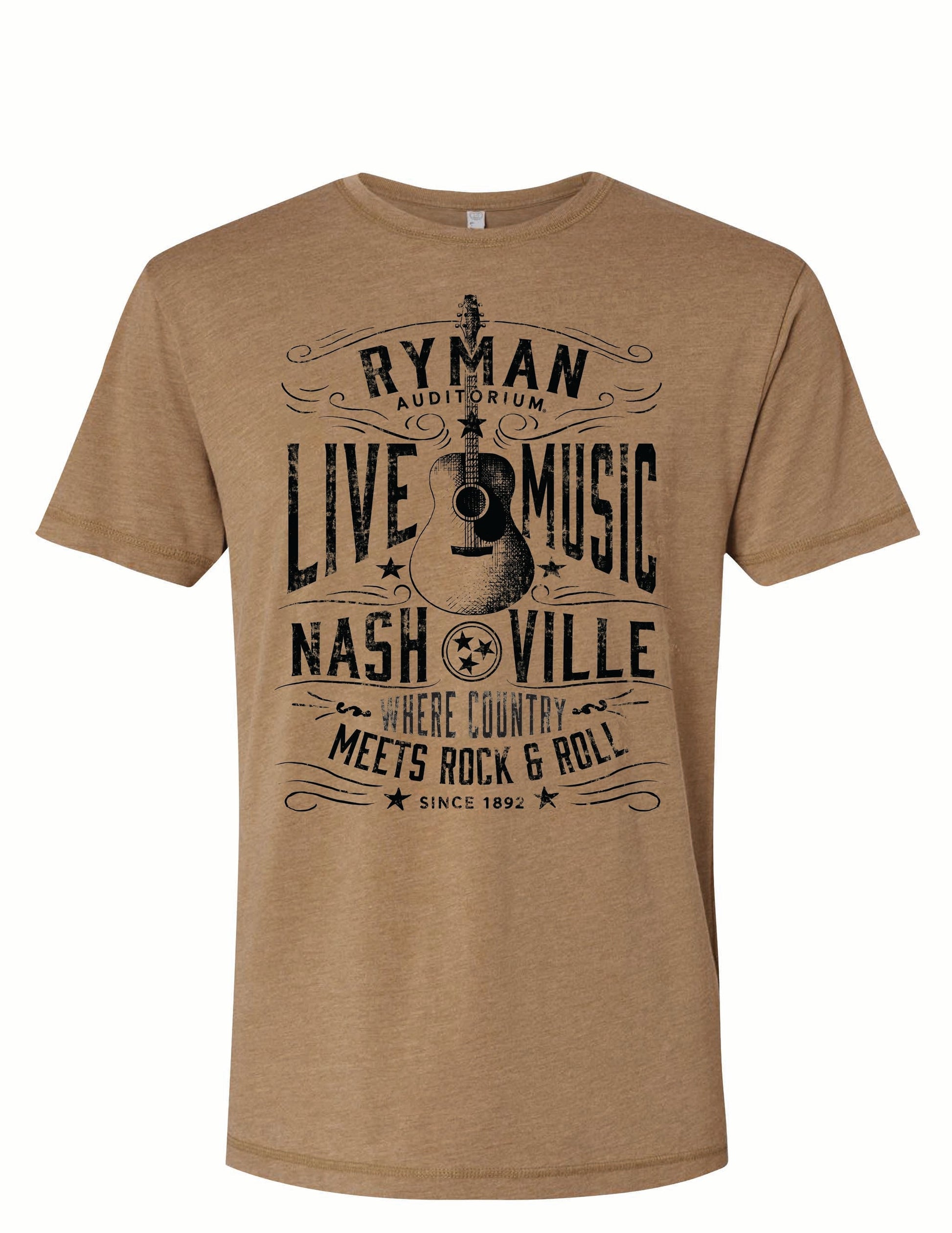 Ryman Country Meets Rock Guitar T-Shirt - S/S