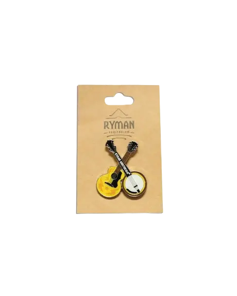 Ryman Crossed Instruments Pin Default Title