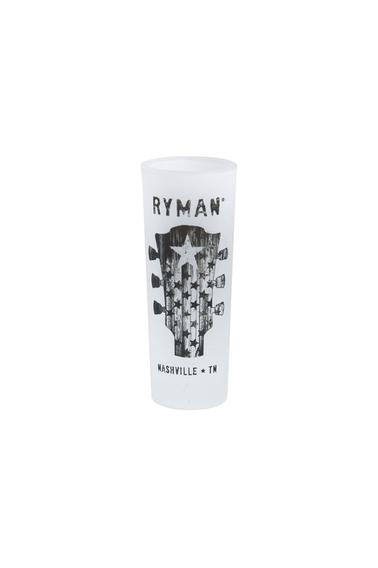 Ryman Guitar Head Frosted Shooter - DRINKWARE