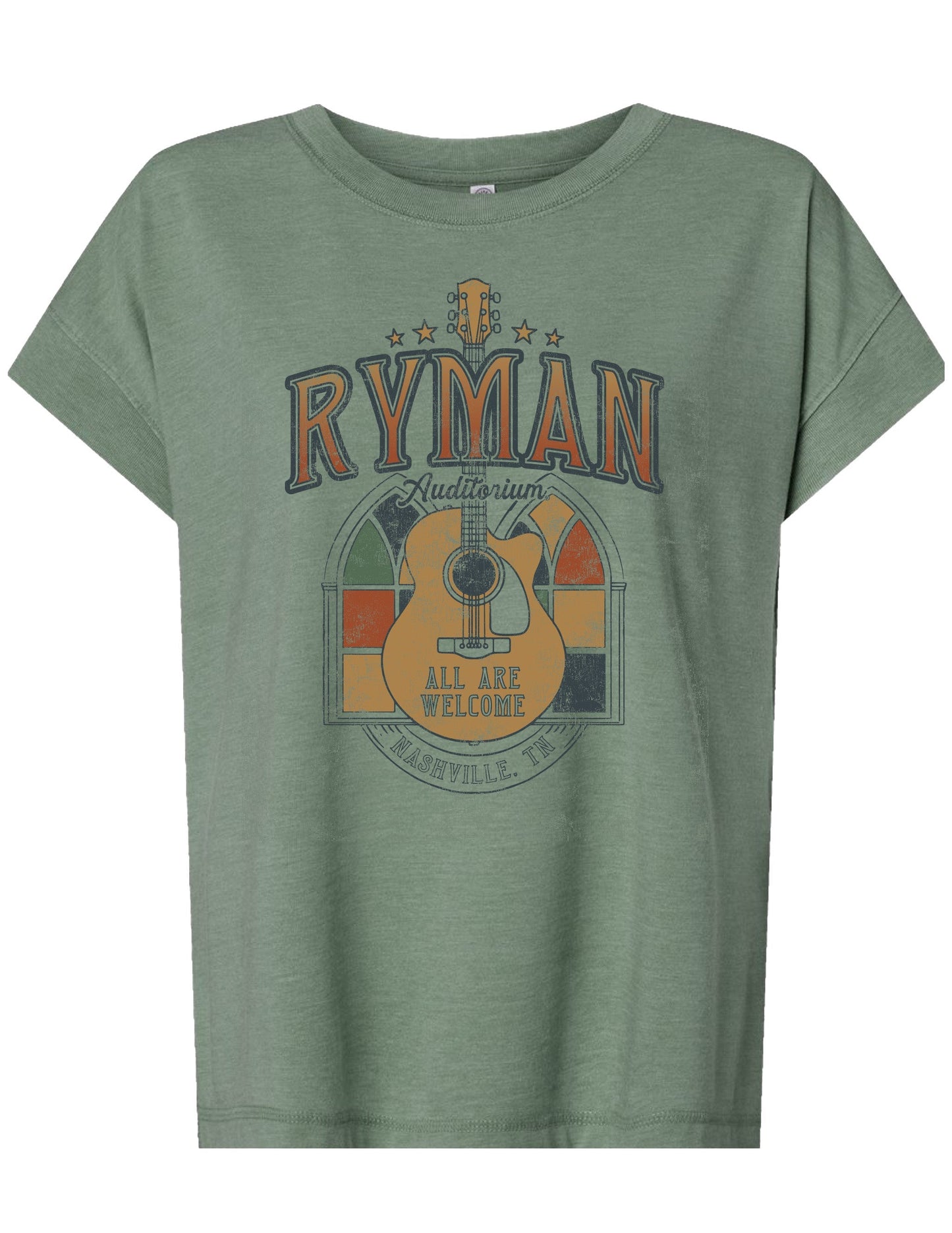 Ryman Ladies Window Guitar T-Shirt - S/S
