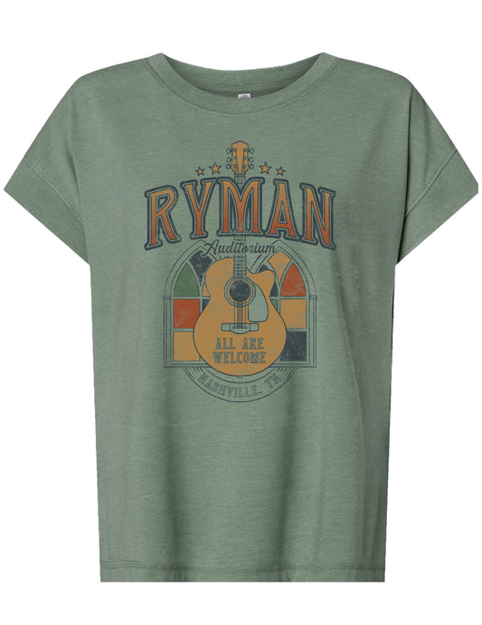 Ryman Ladies Window Guitar T-Shirt - S/S