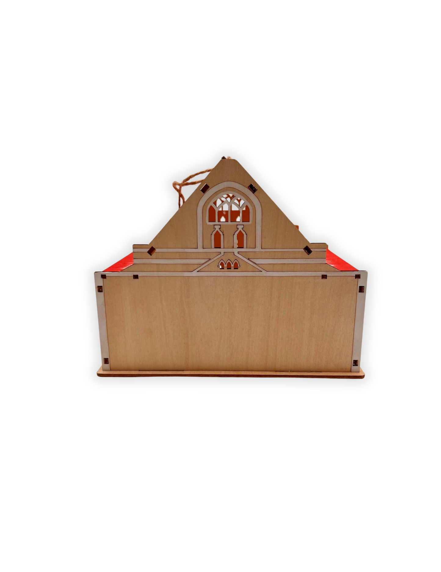 Ryman LED Light Up Wooden Building Collectors Ornament - ORNAMENTS