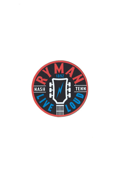 Ryman Live Loud Magnet - SOUVENIRS