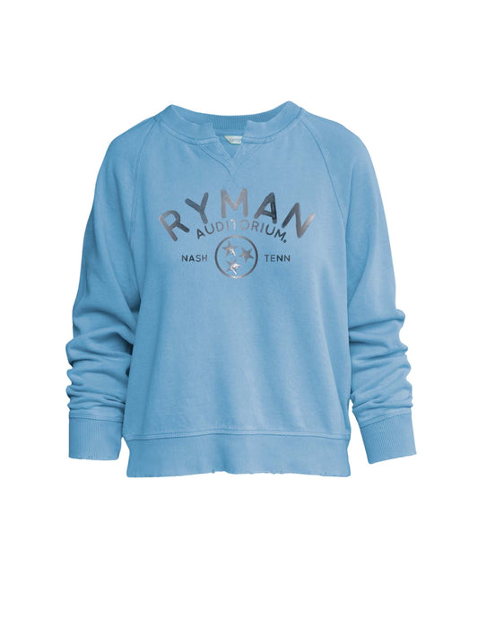 Ryman Metallic Tri-Star Crew - FLEECE