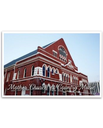 Ryman Mother Church Postcard - SOUVENIRS