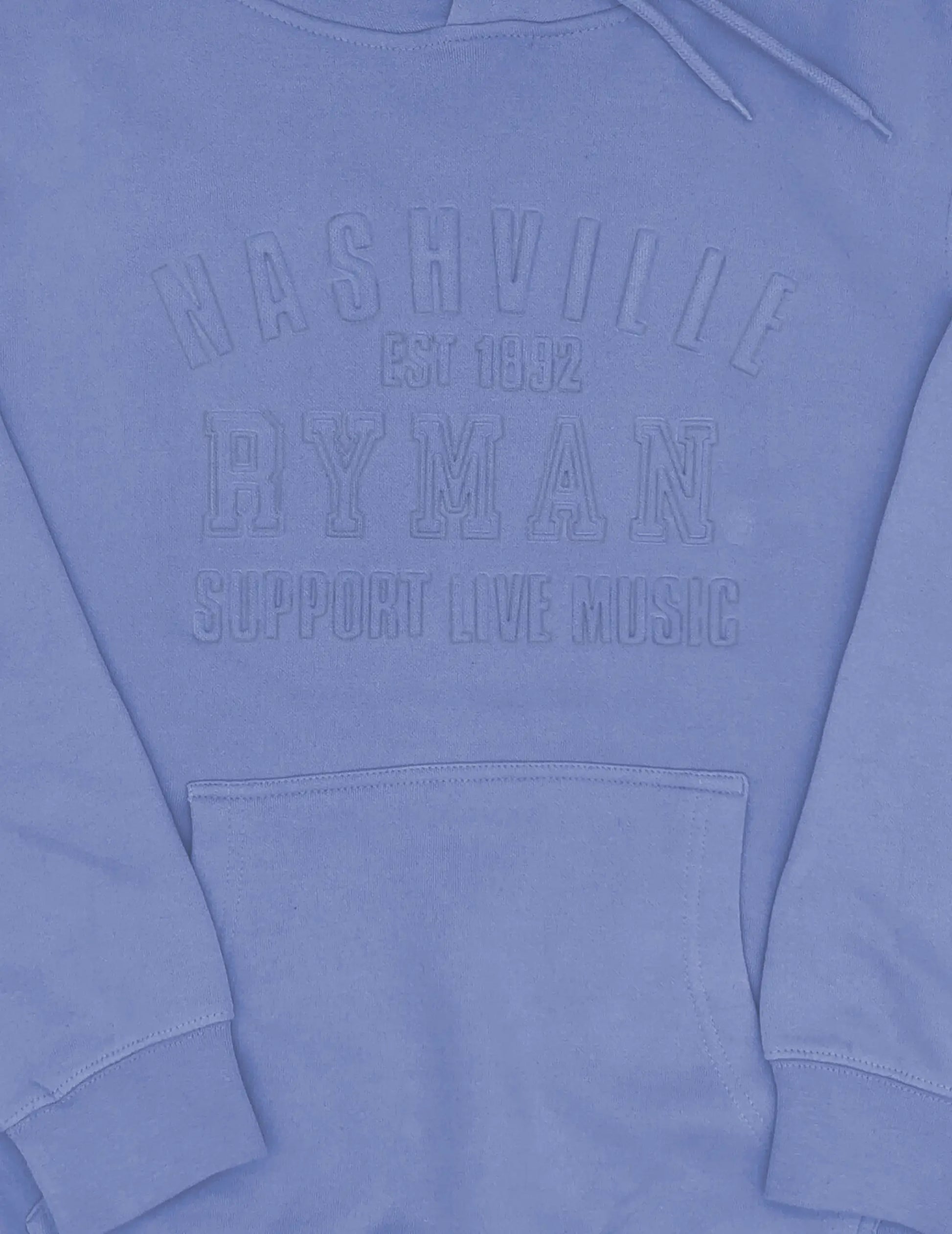 Ryman Nashville Embossed Hoodie - FLEECE