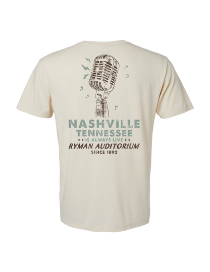 Ryman Nashville Is Always Live T-Shirt - S/S