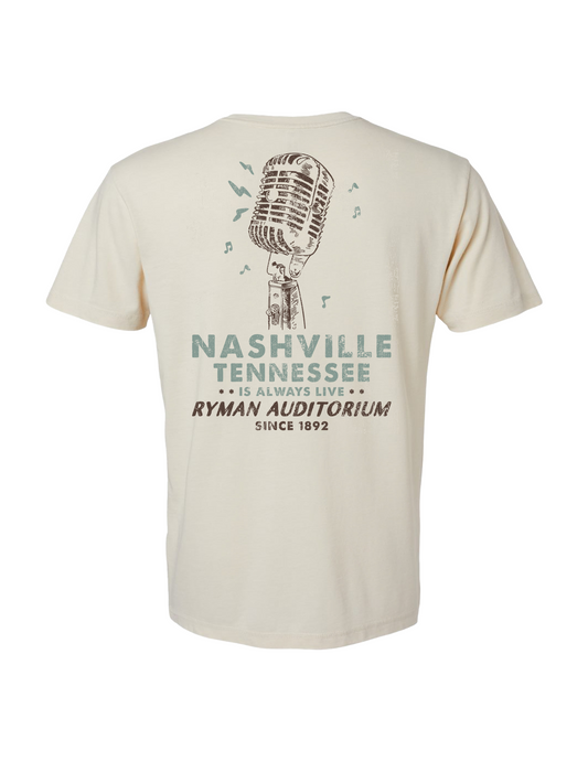 Ryman Nashville Is Always Live T-Shirt - S/S