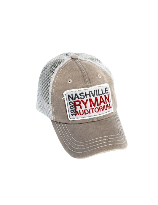 Ryman Nashville Patch Trucker Cap - BASEBALL