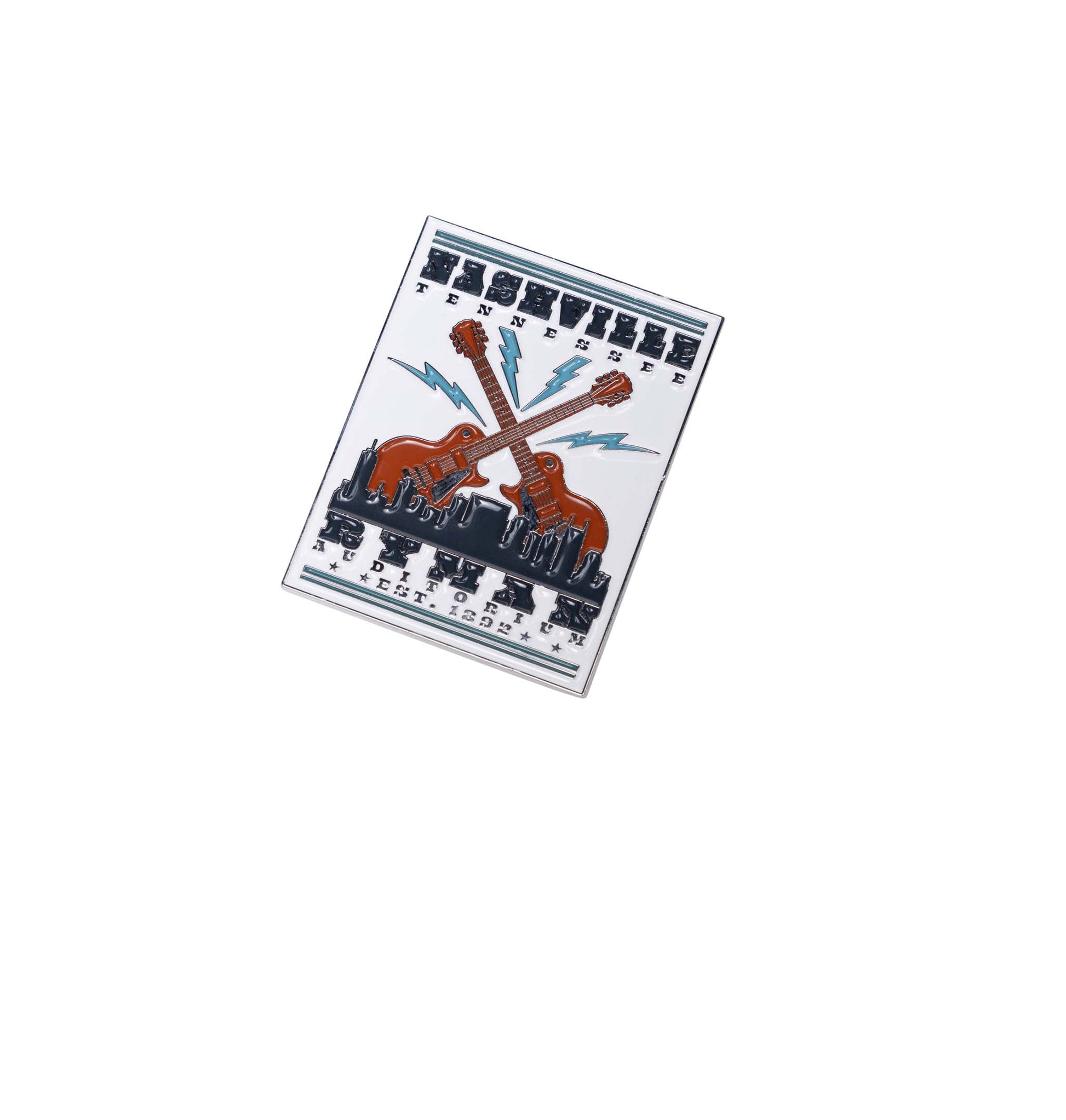 Ryman Nashville Skyline Retro Magnet - SOUVENIRS