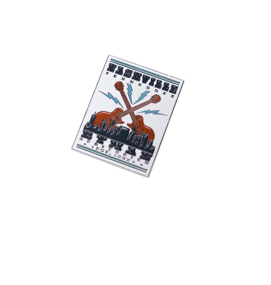 Ryman Nashville Skyline Retro Magnet - SOUVENIRS