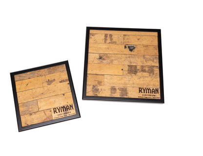 Ryman Official Stage Wood from 1951 to 2012 Finished 12 x 12 Framed Piece - DECOR