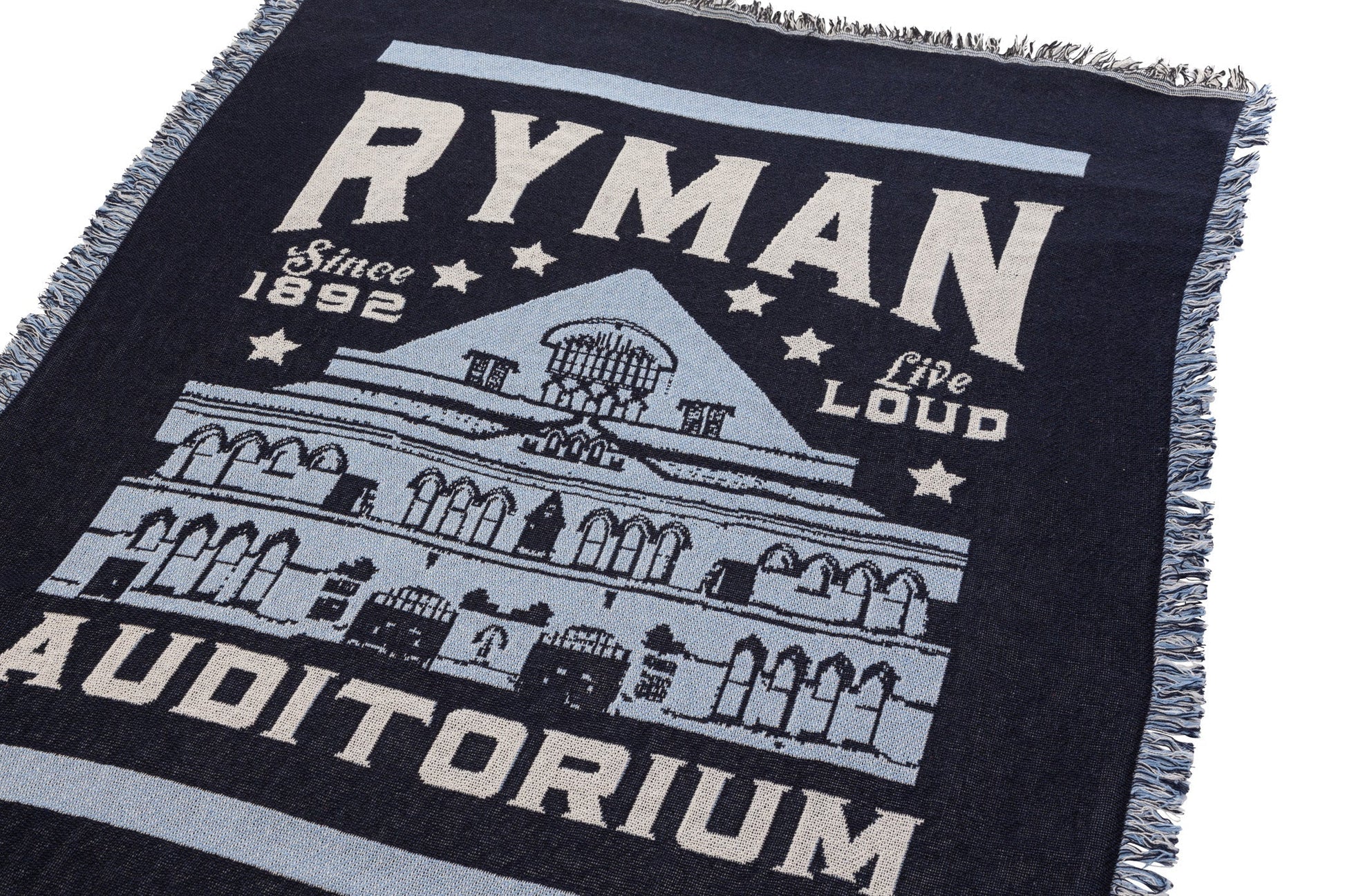 Ryman Poster Jacquard Blanket - DECOR
