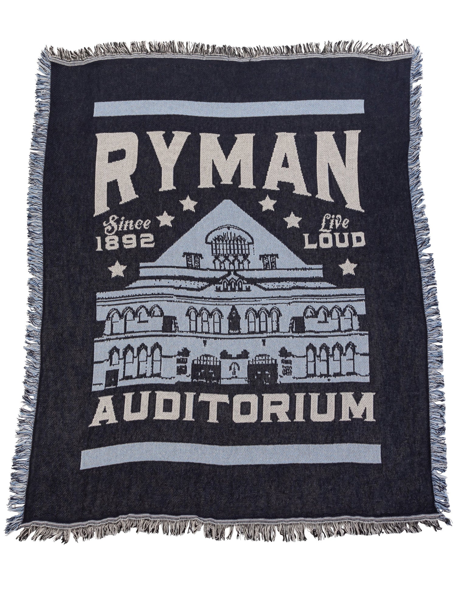 Ryman Poster Jacquard Blanket - DECOR