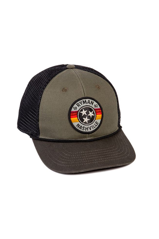 Ryman Retro Stripes Trucker Hat - HATS