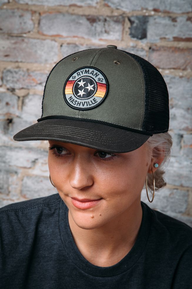 Ryman Retro Stripes Trucker Hat - HATS