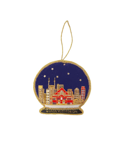 Ryman Rhinestone Skyline Ornament - NON BREAKABLES