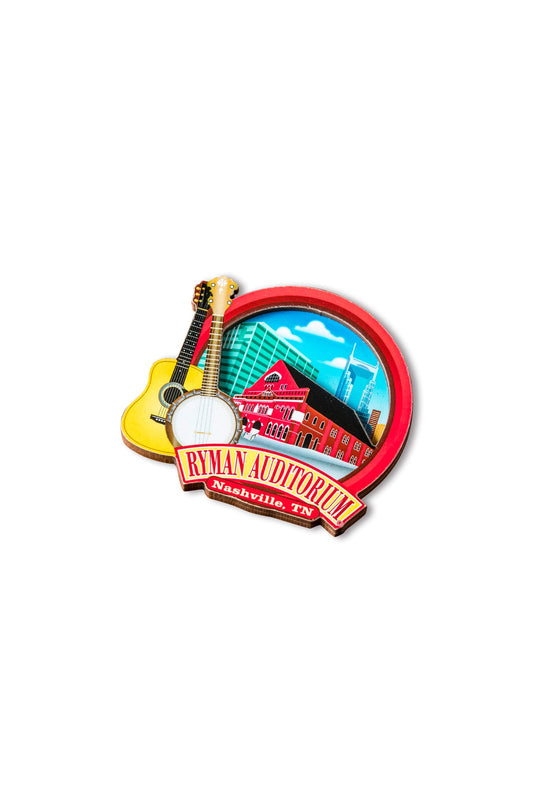 Ryman Scenic Circle Magnet - SOUVENIRS