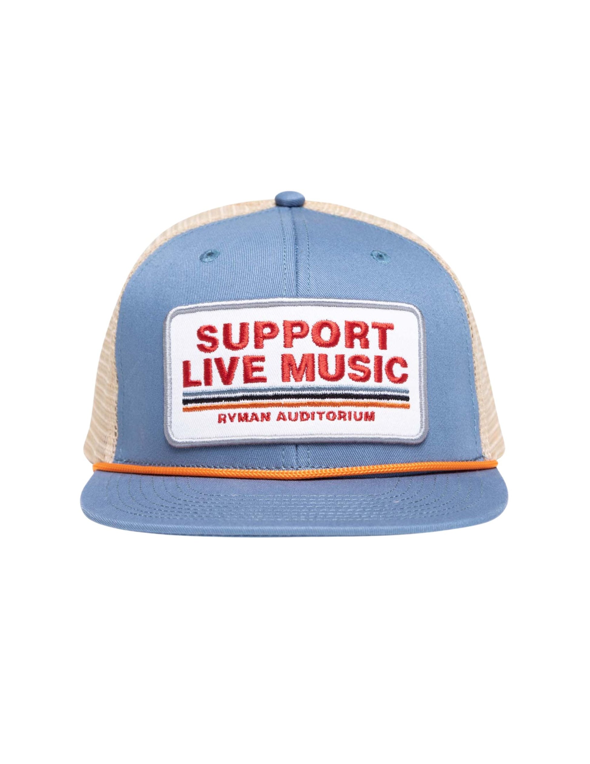 Ryman Support Live Music Patch Trucker Hat - HATS