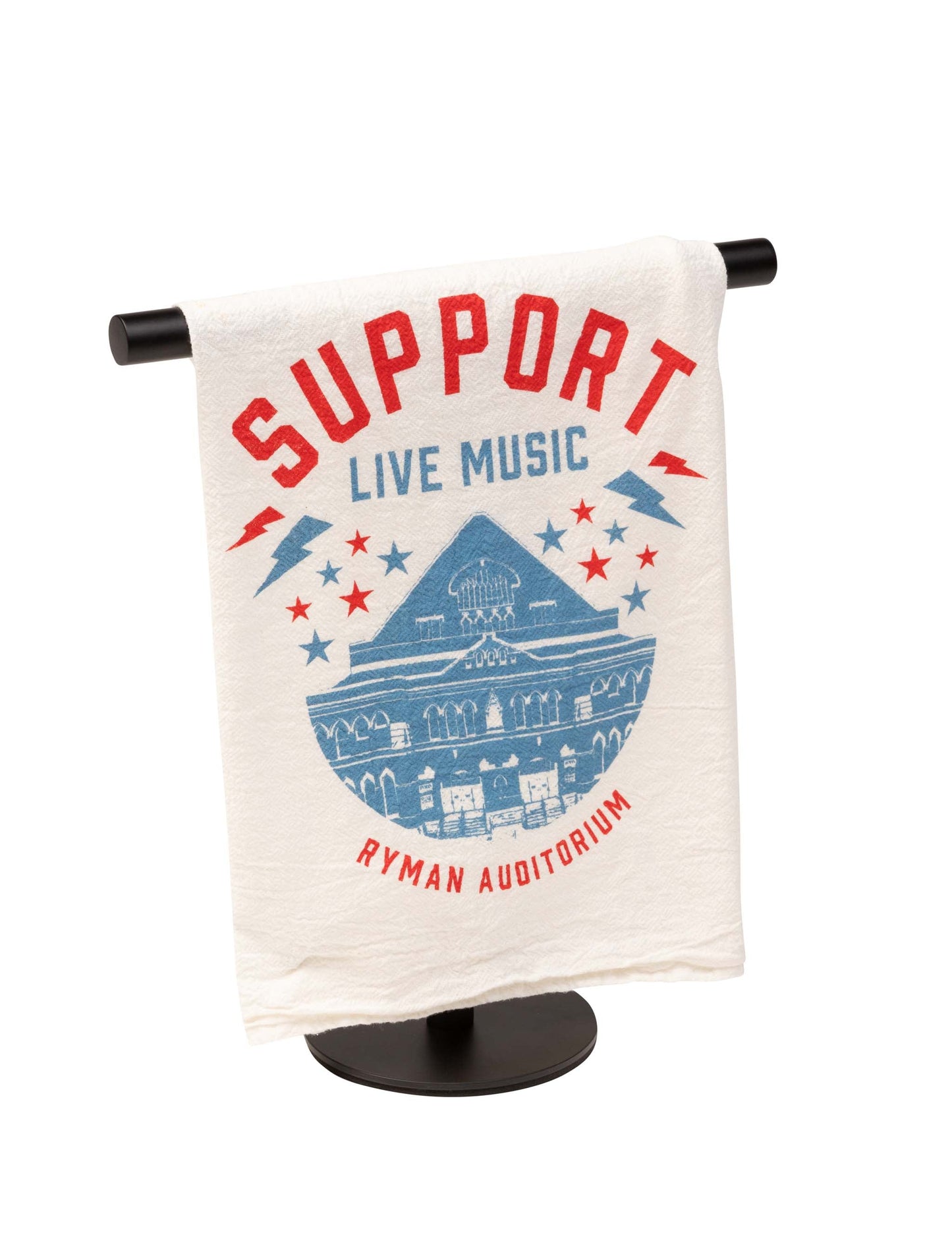 Ryman Support Live Music Tea Towel - KITCHEN