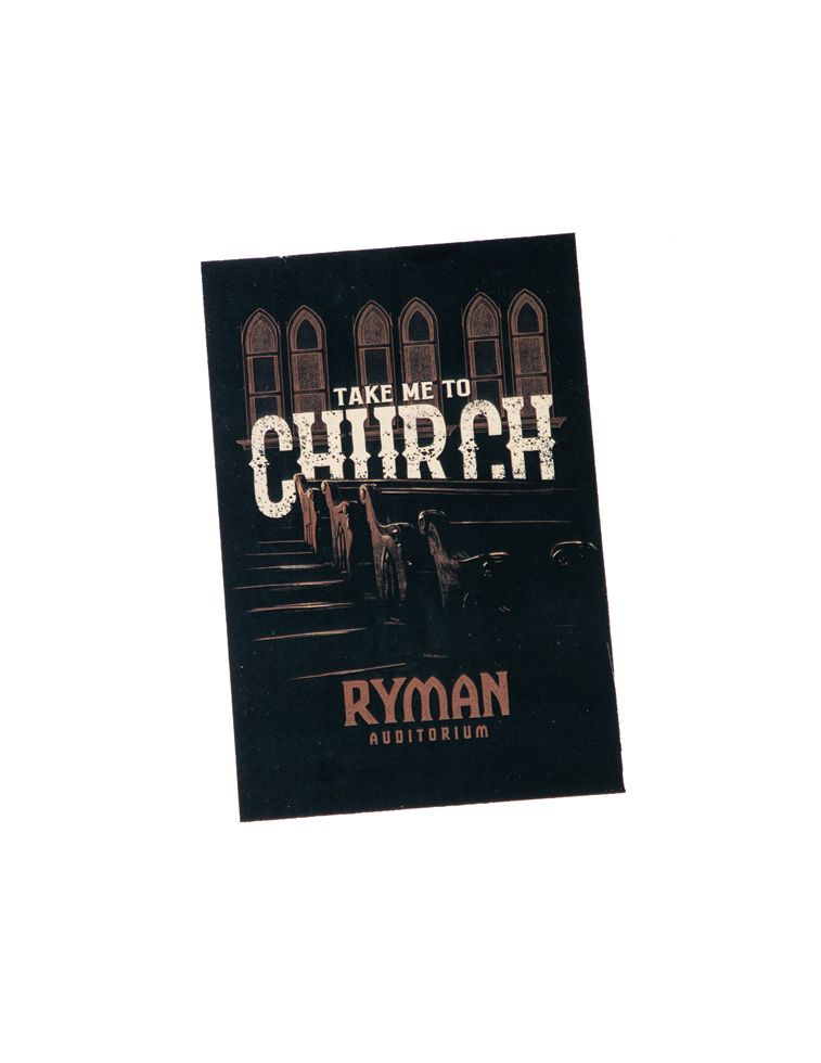 Ryman Take Me To Church Postcard - SOUVENIRS