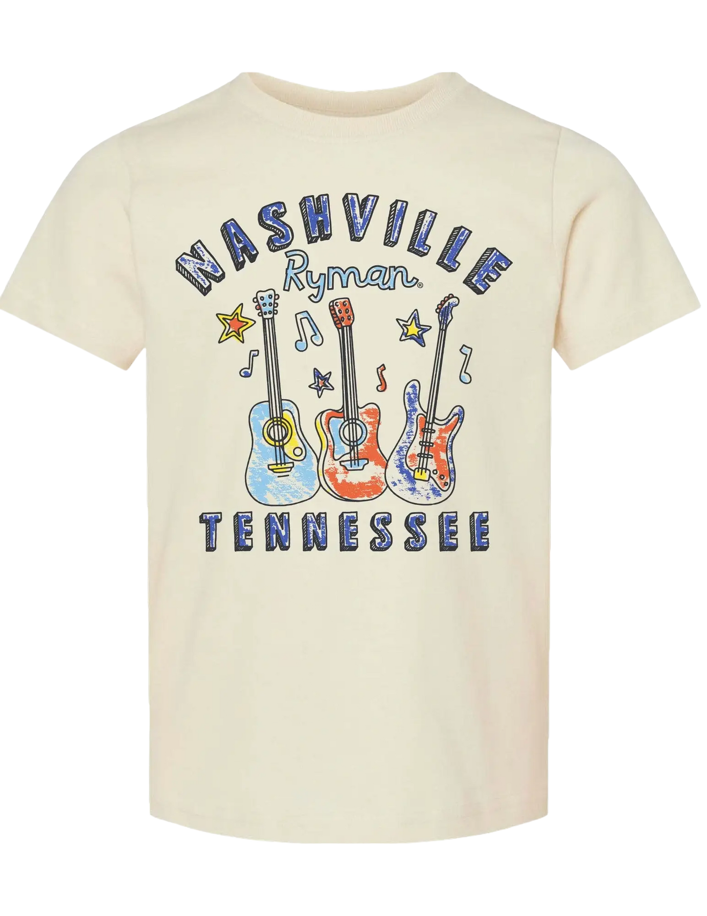 Ryman Toddler Guitar Drawing T-Shirt - KIDS APPAREL