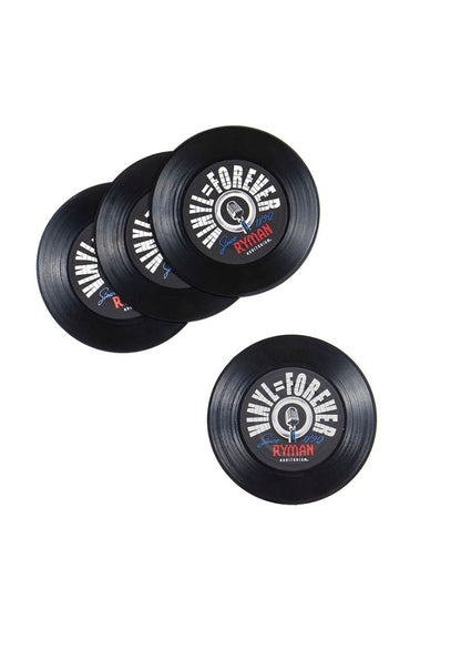 Ryman Vinyl Is Forever Coasters - KITCHEN