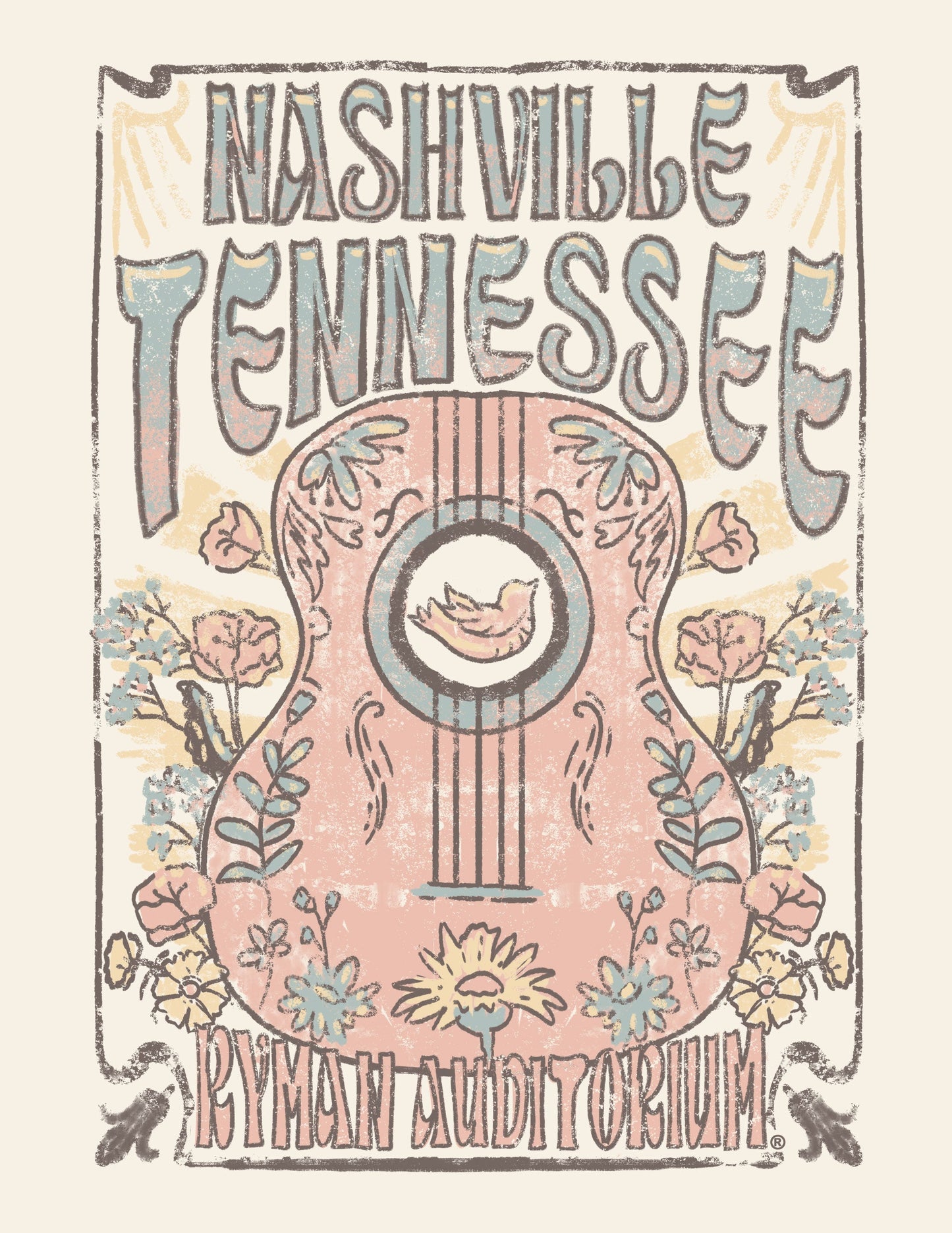 Ryman Womens Full Zip Nashville Hoodie - FLEECE