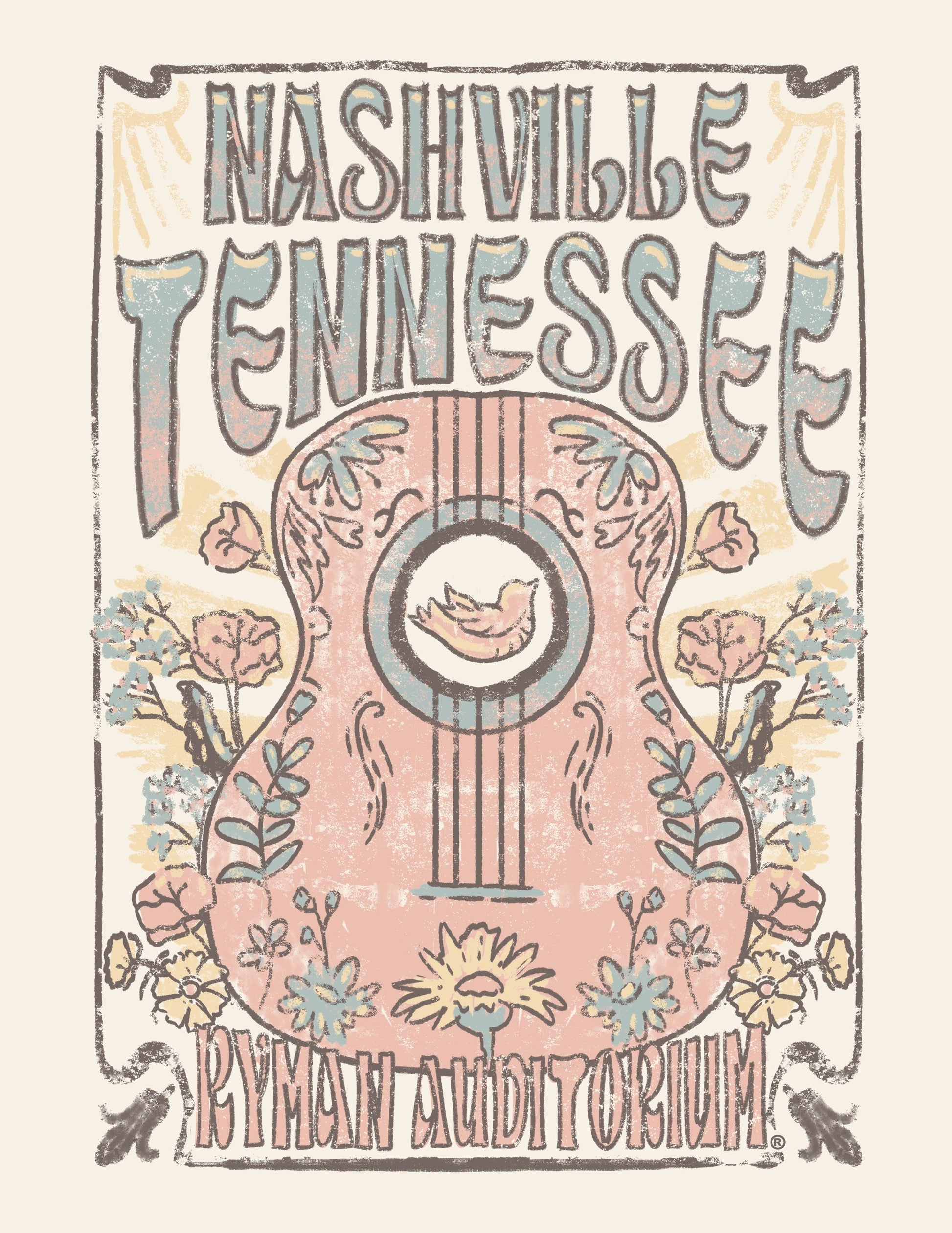 Ryman Womens Full Zip Nashville Hoodie - FLEECE