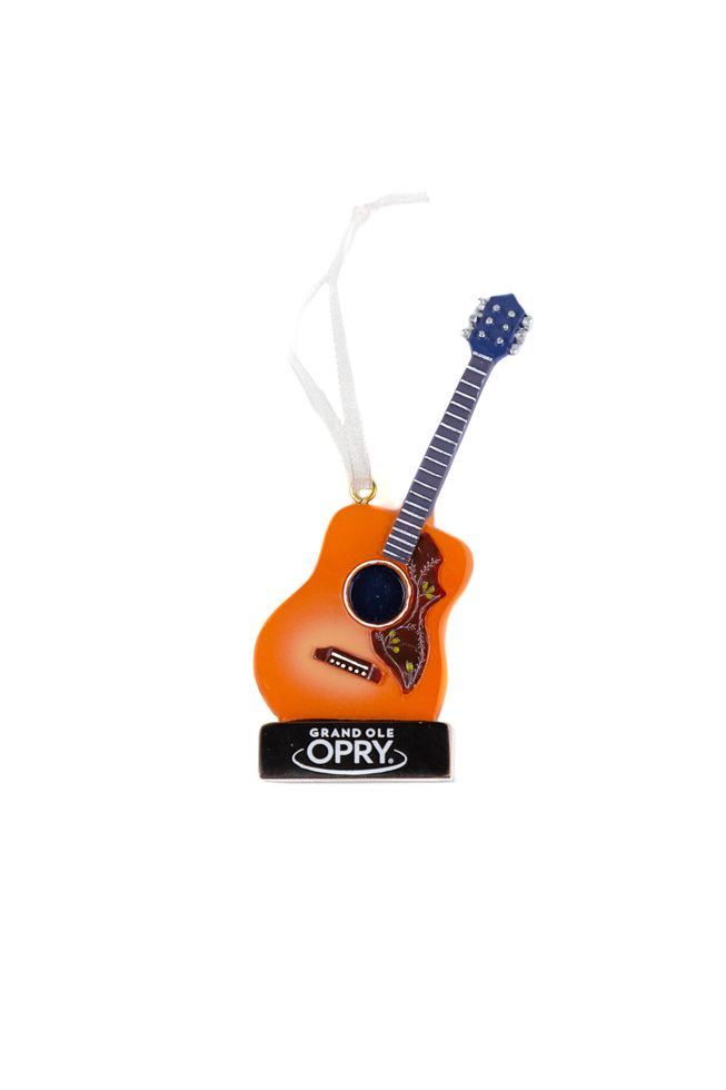 Sculpted Plaza Guitar Ornament - ORNAMENTS