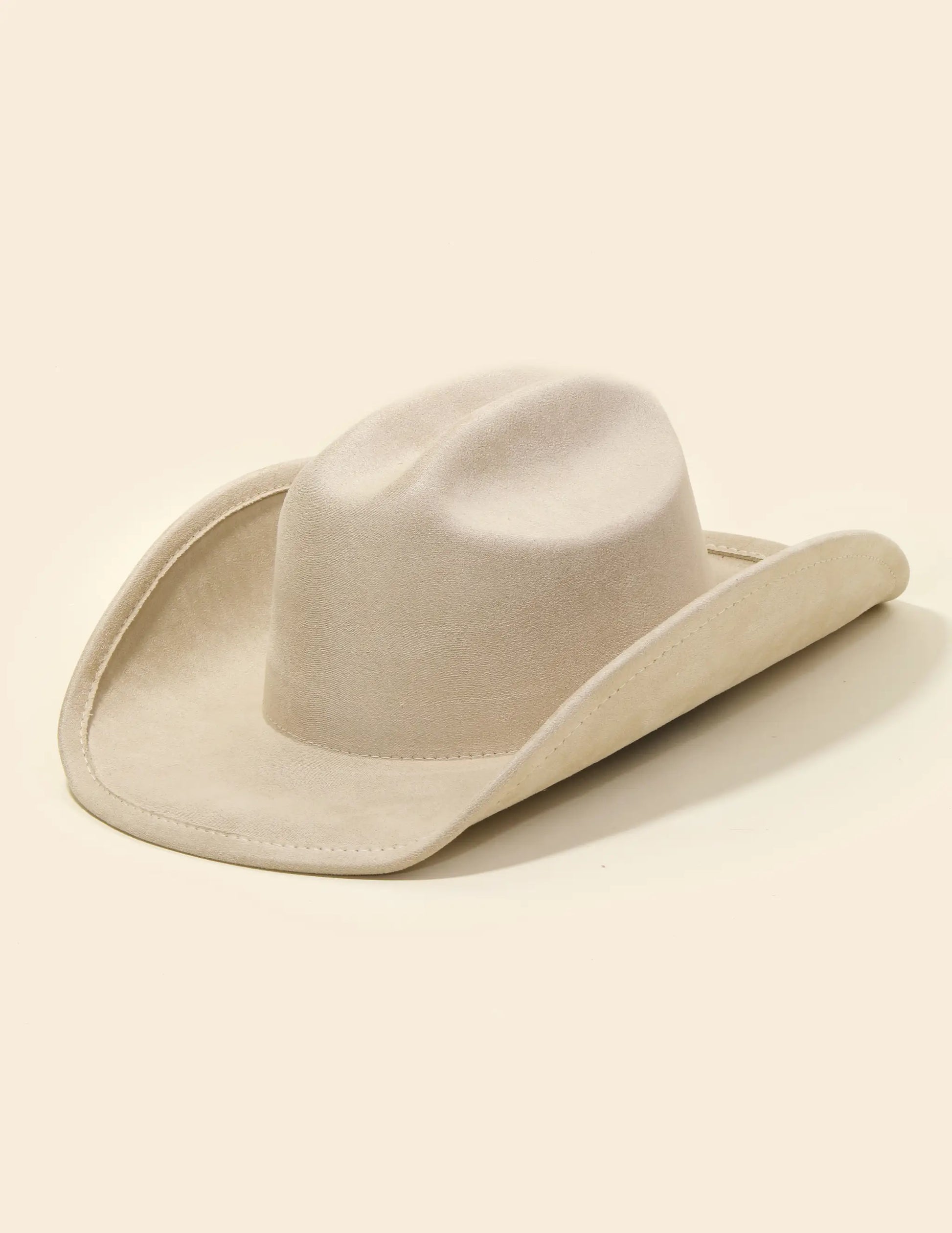 Solid Western Cowboy Hat Tan - COWBOY