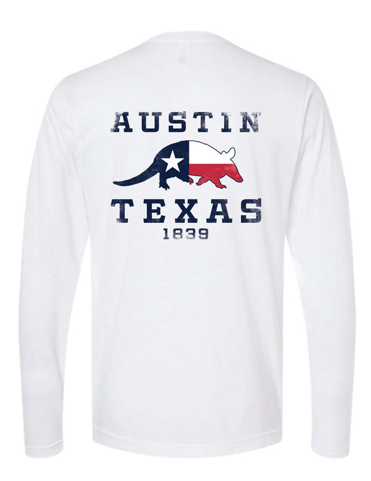 Texas Armadillo Long Sleeve T-Shirt - CREWS