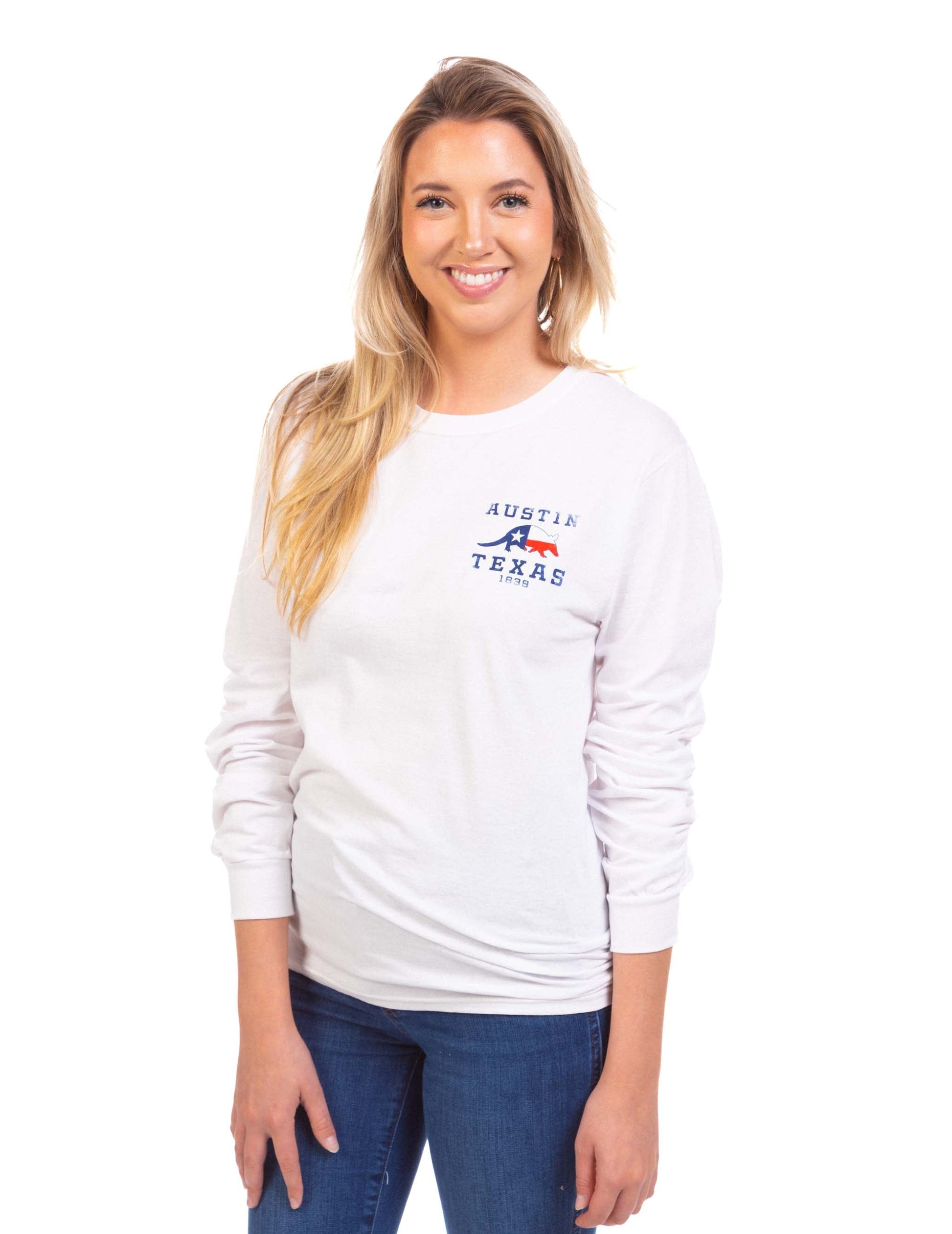 Texas Armadillo Long Sleeve T-Shirt - CREWS