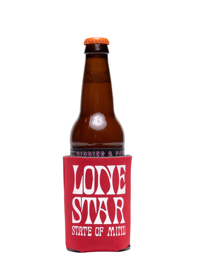 Texas Lone Star State of Mind Koozie - DRINKWARE