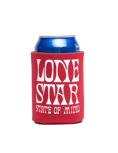 Texas Lone Star State of Mind Koozie - DRINKWARE