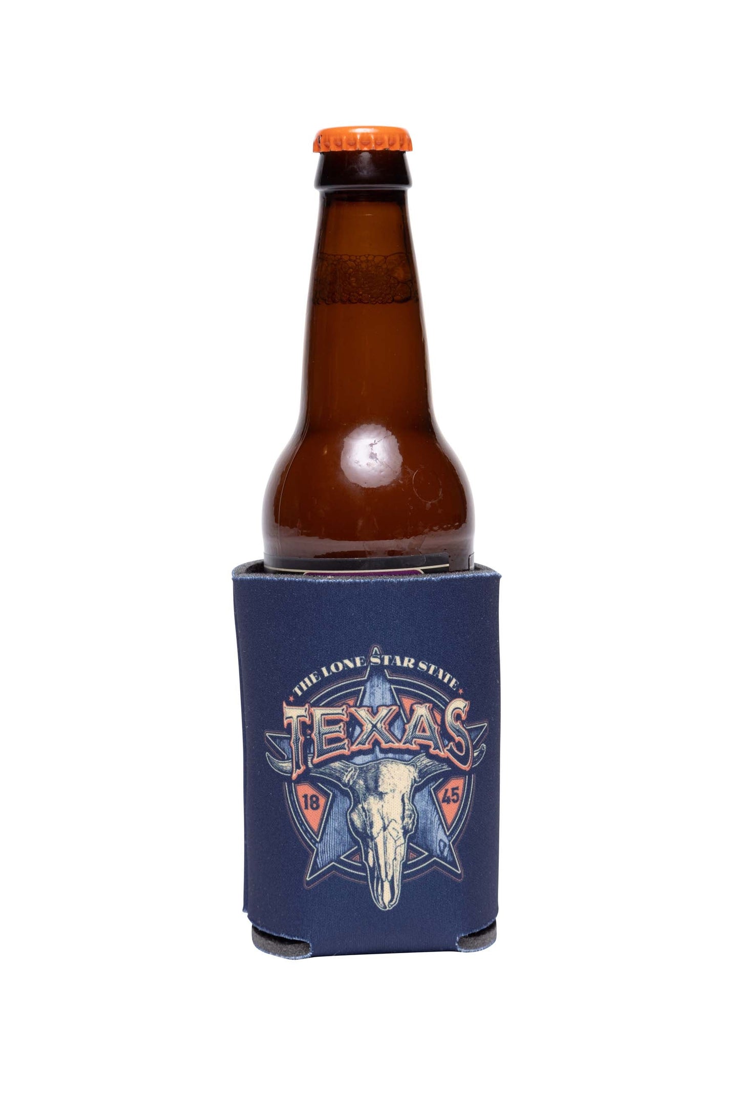 Texas Lone Star Steer Koozie - DRINKWARE