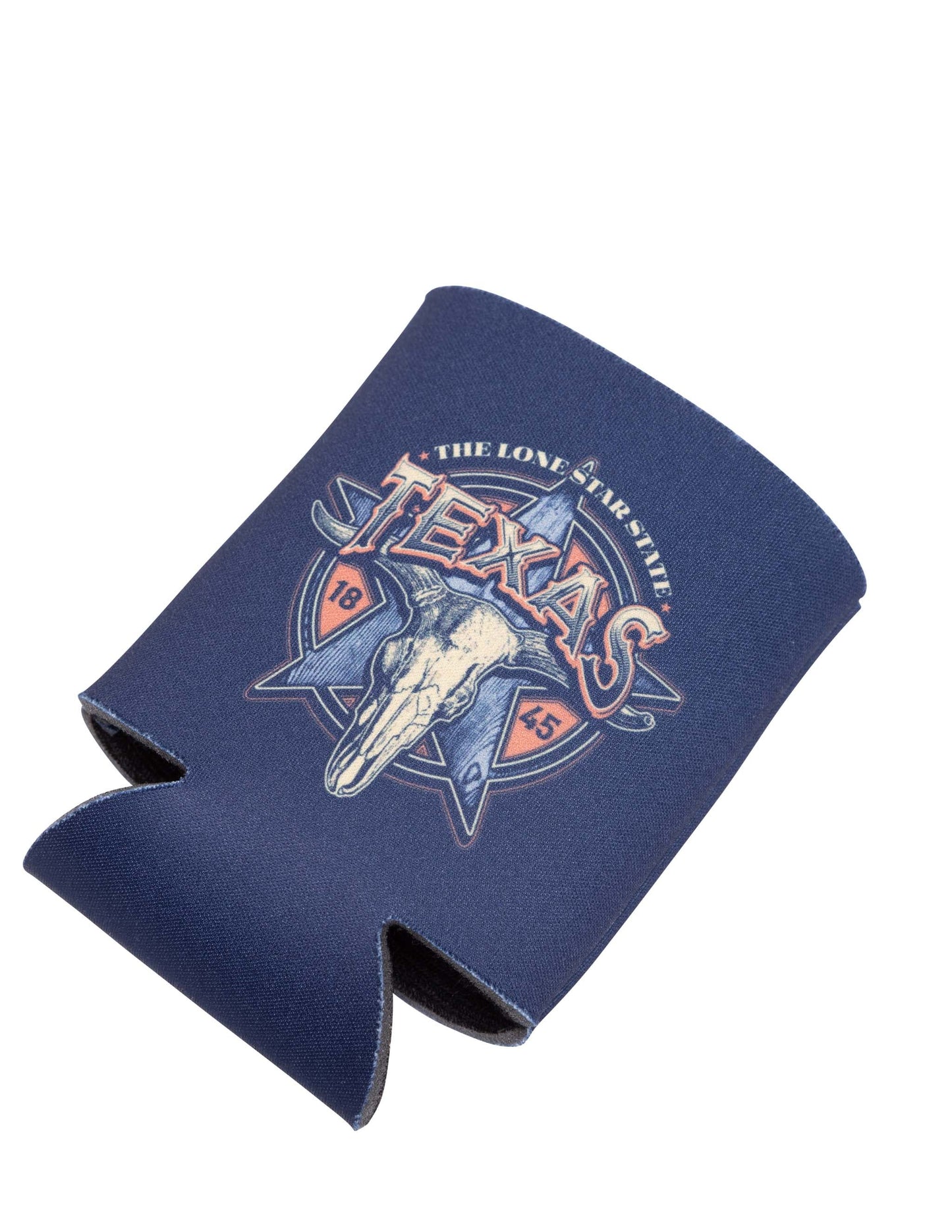 Texas Lone Star Steer Koozie - DRINKWARE