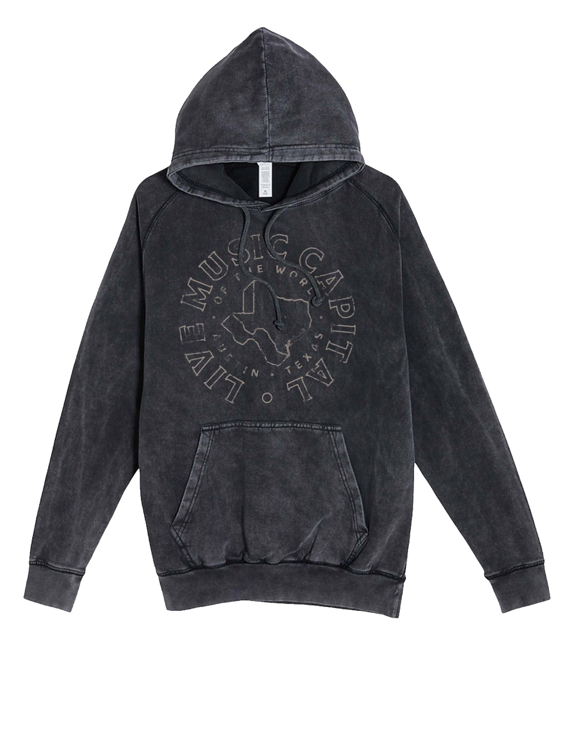 Texas State Crest Hoodie - FLEECE