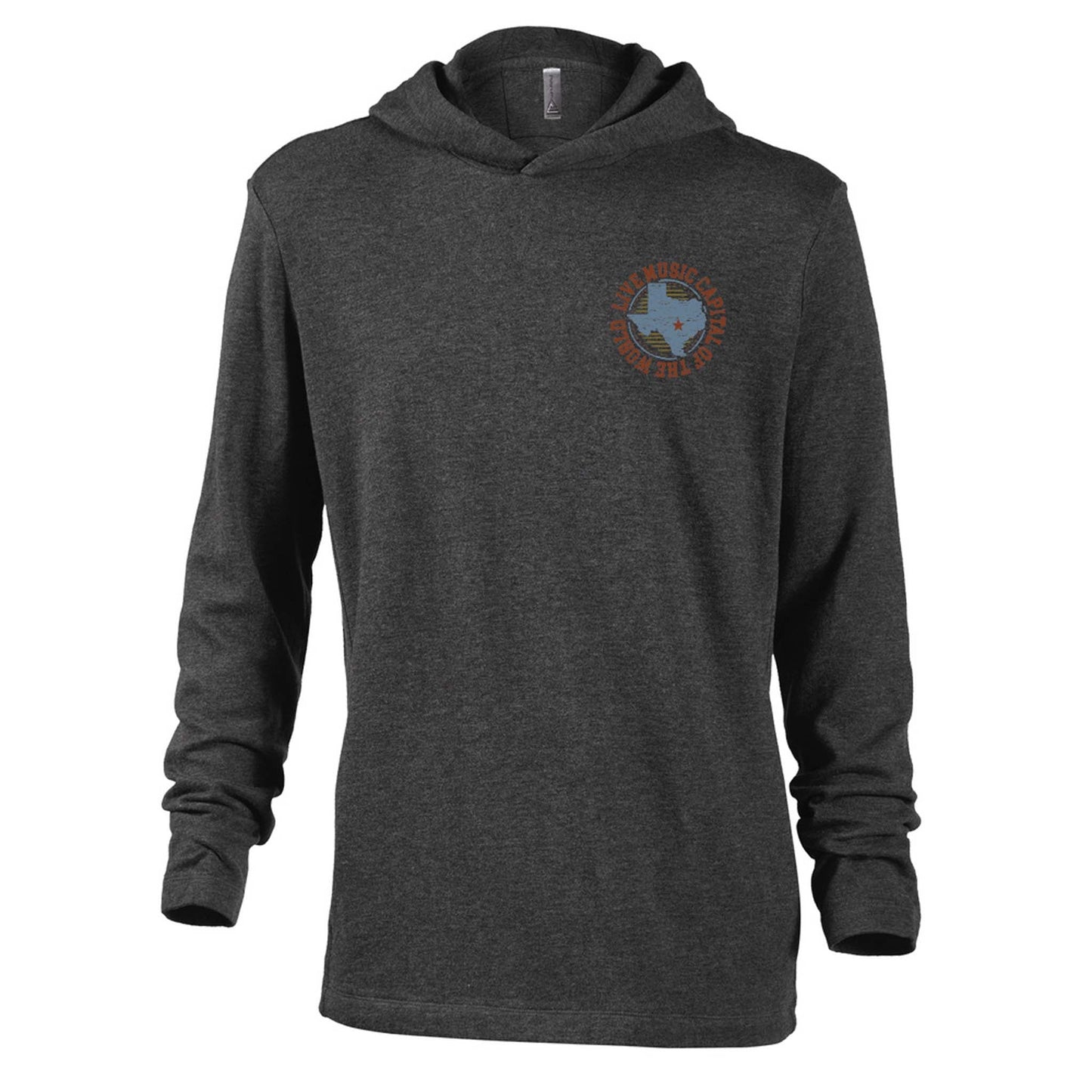 Texas State Rustic Poster Hoodie - FLEECE