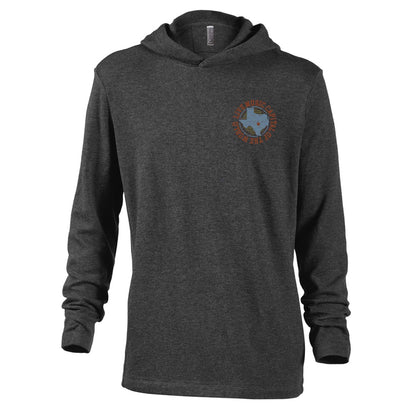 Texas State Rustic Poster Hoodie - FLEECE