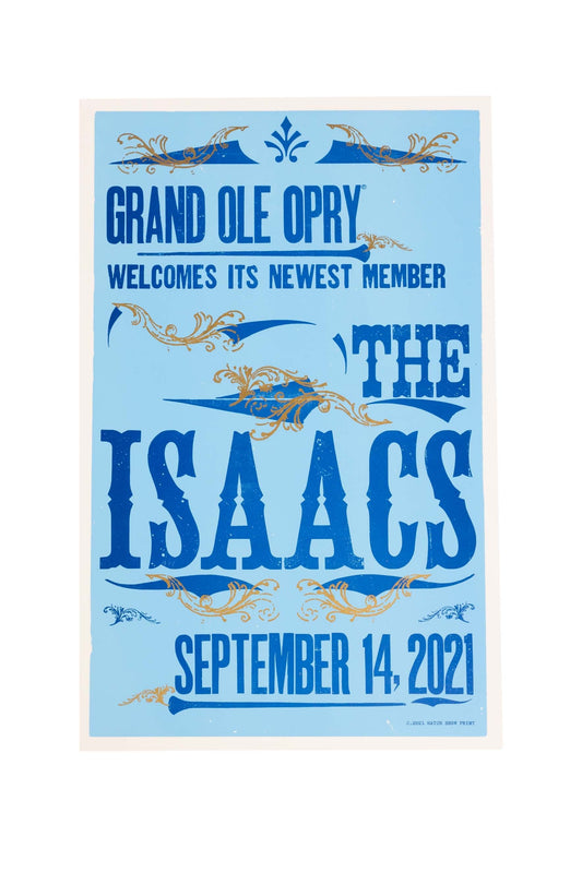 The Issacs Official Opry Induction Hatch Show Print - POSTERS